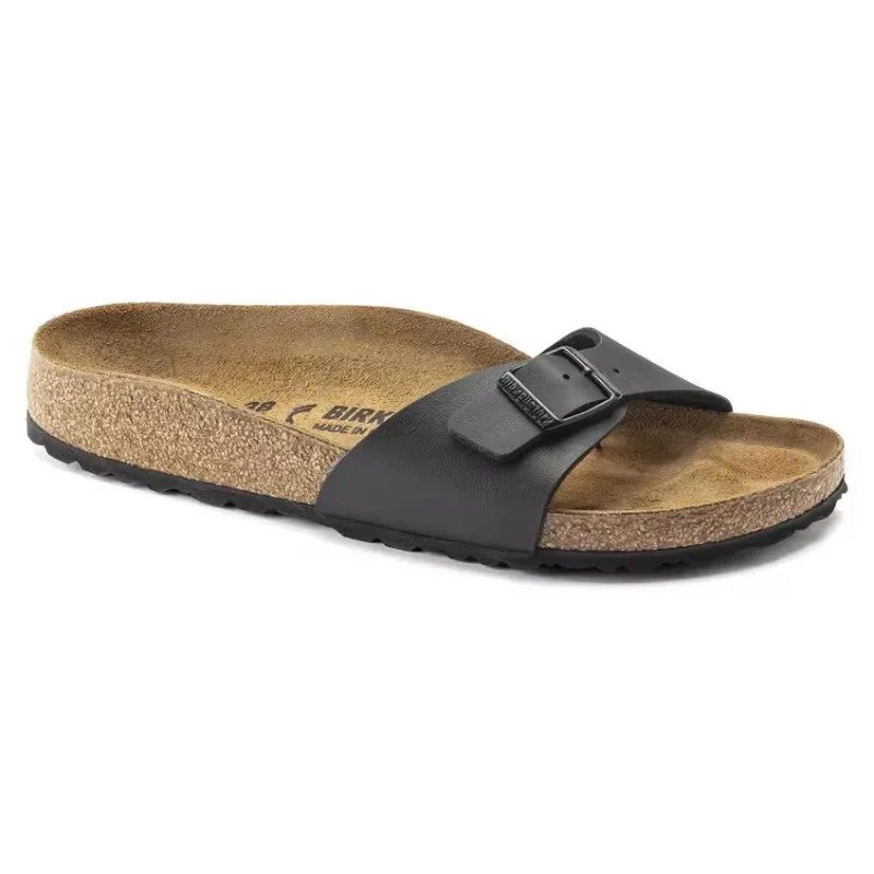 Birkenstock Madrid birkoflor filc ozko kopito črni 040793