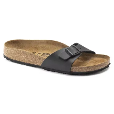 Birkenstock Madrid birkoflor filc ozko kopito črni 040793