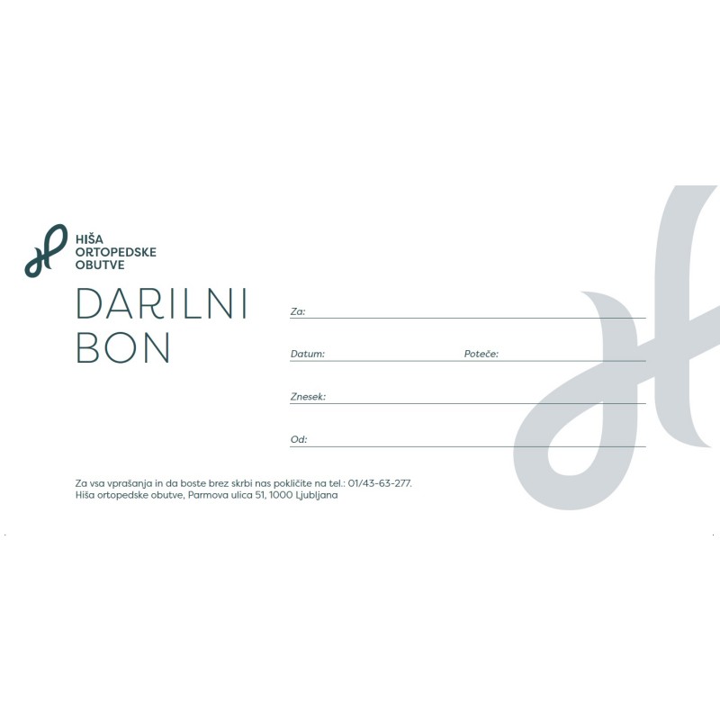 Darilni bon 25 Eur