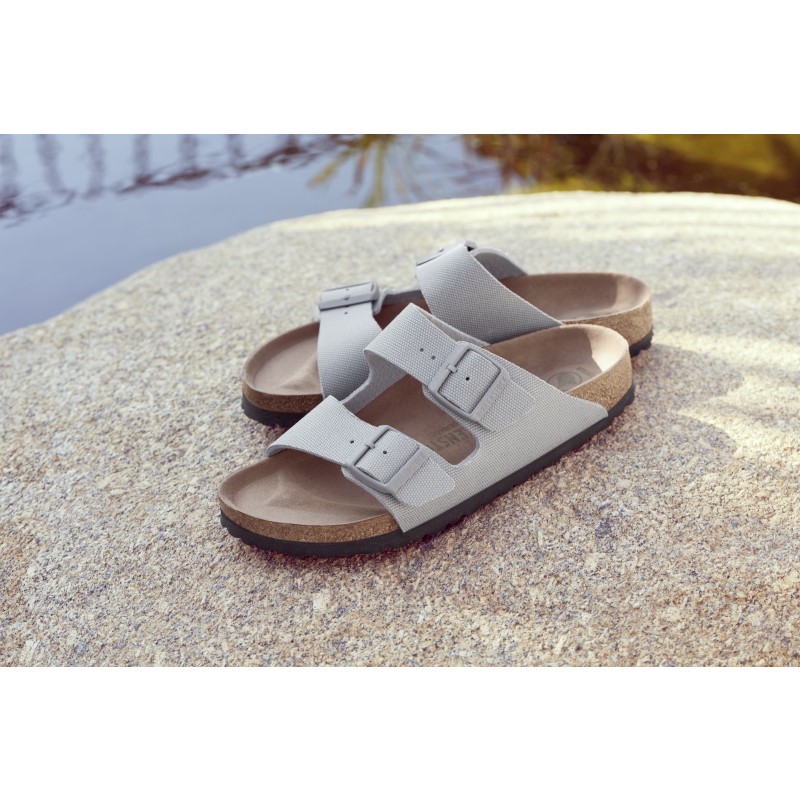 Birkenstock Arizona Vegan Grey široko kopito 1021397