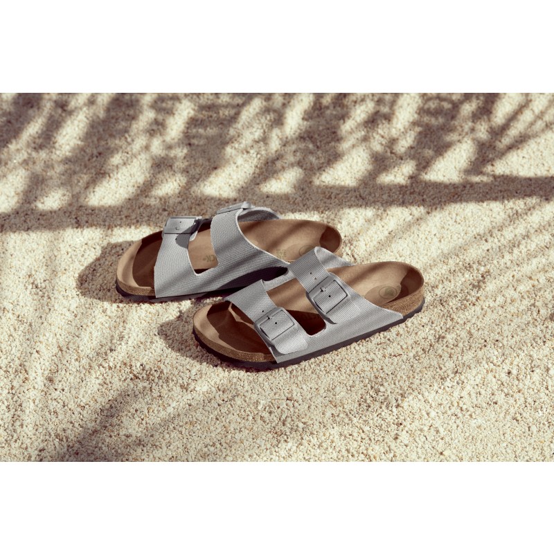 Birkenstock Arizona Vegan Grey široko kopito 1021397