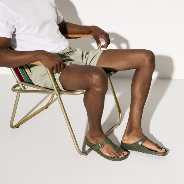 Birkenstock Gizeh EVA unisex natikači khaki regular kopito 1019143