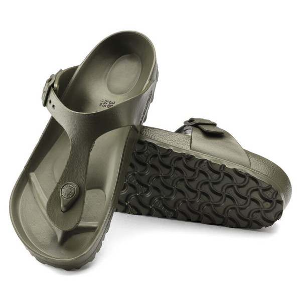 Birkenstock Gizeh EVA unisex natikači khaki regular kopito 1019143
