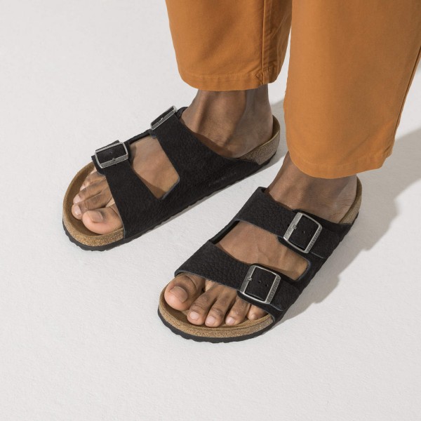 BIRKENSTOCK Arizona Desert Buck Black 1020735