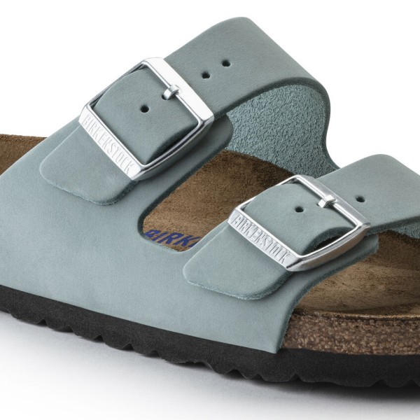 Birkenstock Arizona sunjeni ženski natikači faded aqua 1021399