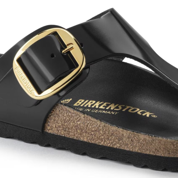 Birkenstock Gizeh Big Buckle High Shine Black regular 1021467