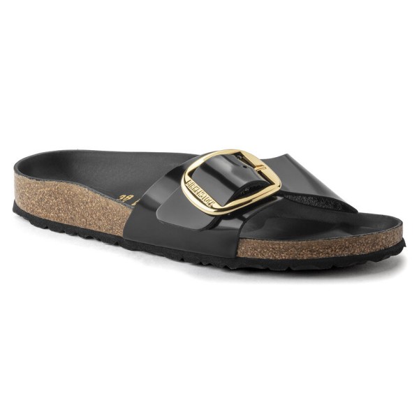 Birkenstock Madrid BB high shine črni regular 1022541