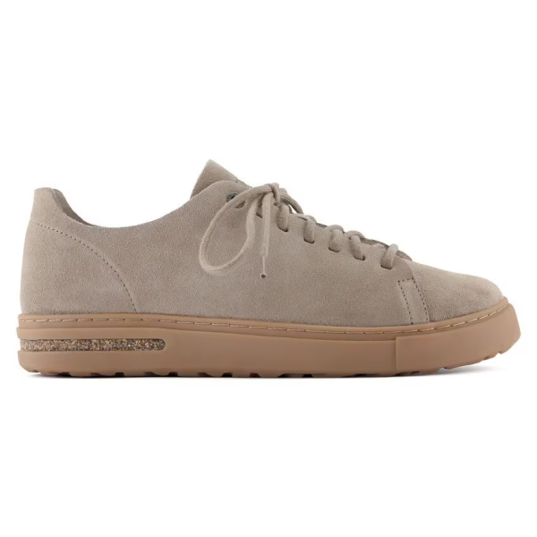 Birkenstock čevlji Bend Low Decon semiš usnje Gray Taupe 1024633