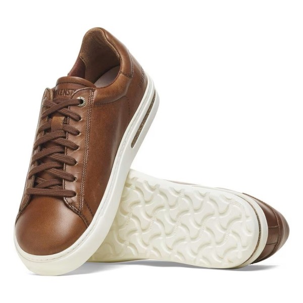 Birkenstock čevlji Bend Low gladko usnje Cognac 1026177