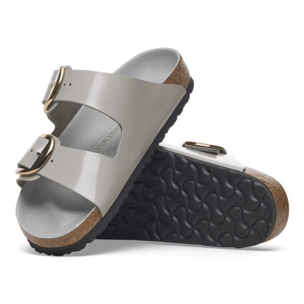 Birkenstock Arizona Big Buckle high shine stone coin regular 1029346