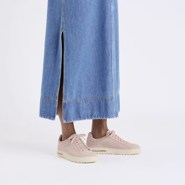 Birkenstock čevlji Bend low semiš usnje Light Rose Regular 1029572
