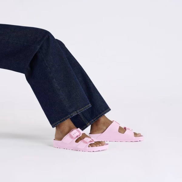 Birkenstock Arizona EVA big buckle ženski natikači pink ozko kopito 1029642