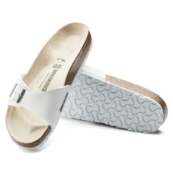 Birkenstock Madrid birkoflor filc beli ozko kopito 040733