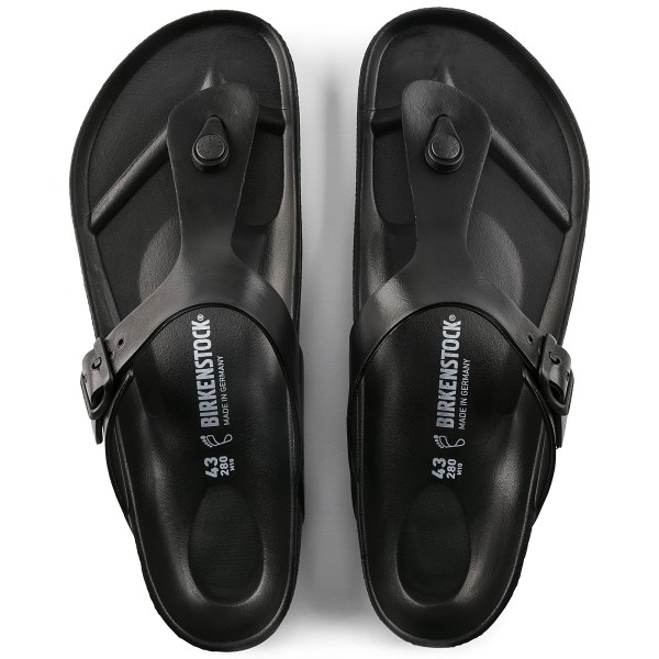 Birkenstock Gizeh EVA unisex natikači črni regular kopito 0128201