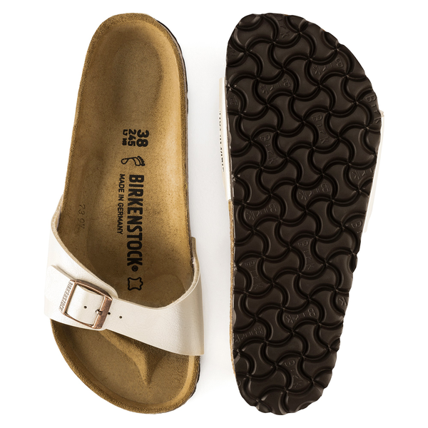 Birkenstock Madrid Graceful Pearl White ozki 940153