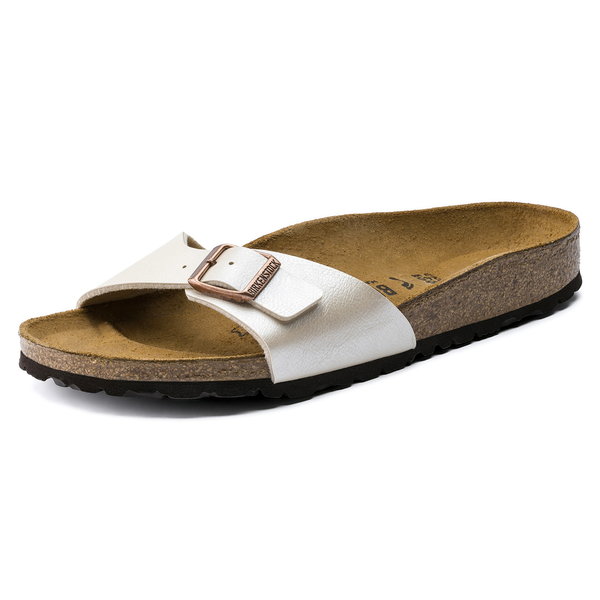 Birkenstock Madrid Graceful Pearl White ozki 940153