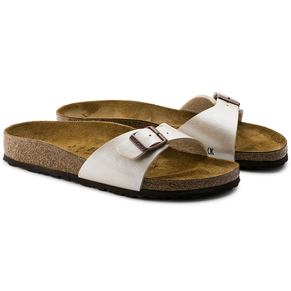 Birkenstock Madrid Graceful Pearl White ozki 940153