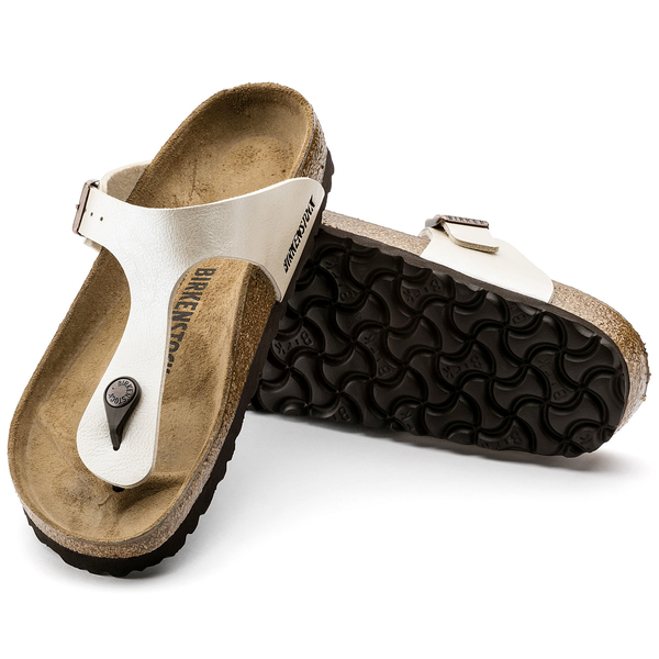 Birkenstock Gizeh birkoflor graceful pearl white regular 943871