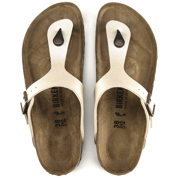 Birkenstock Gizeh birkoflor graceful pearl white regular 943871