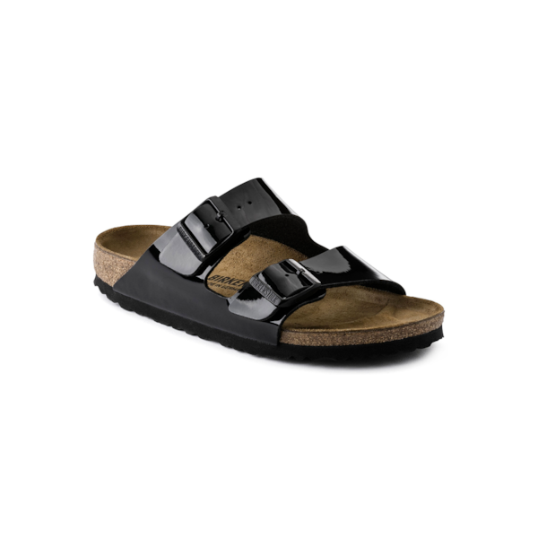 Birkenstock Arizona Birkoflor lak črni regular 1005291