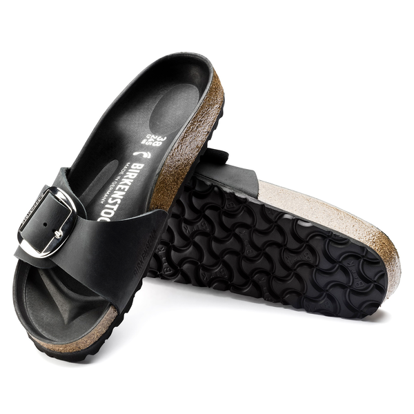  Birkenstock Madrid BB ozko kopito, oljeno usnje black 1006523