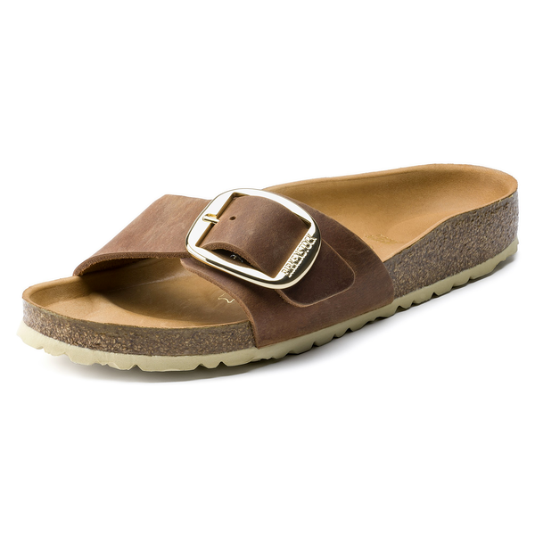  Birkenstock Madrid BB ozko kopito oljeno usnje cognac 1006525