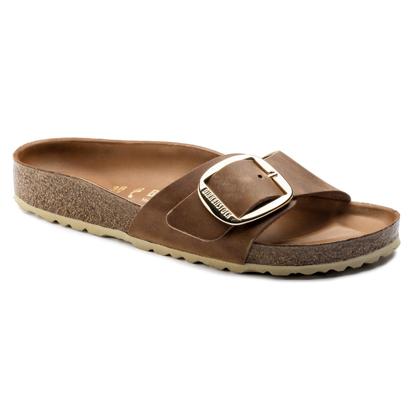  Birkenstock Madrid BB ozko kopito oljeno usnje cognac 1006525