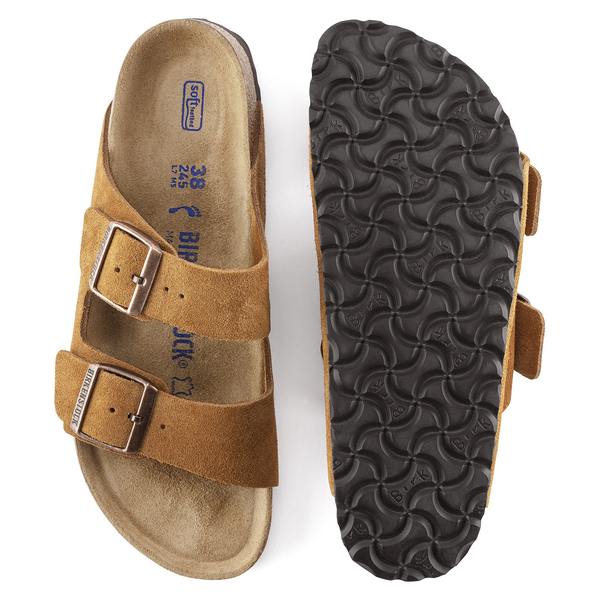 Birkenstock Arizona natikač semiš mink mehak vložek regular 1009526 