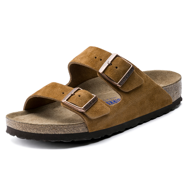 Birkenstock Arizona natikač semiš mink mehak vložek regular 1009526 