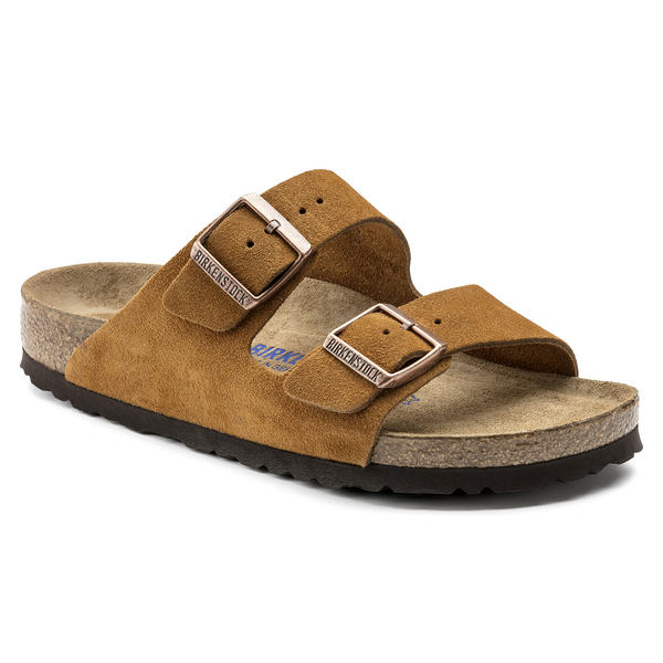 Birkenstock Arizona natikač semiš mink mehak vložek regular 1009526 