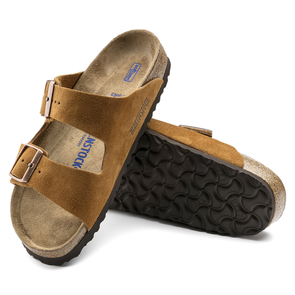 Birkenstock Arizona natikač semiš mink mehak vložek regular 1009526 