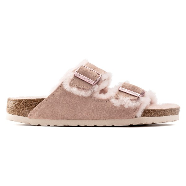 Birkenstock Arizona ženski natikači lammfell roza 1020411