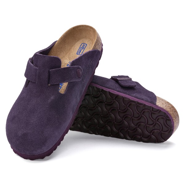 Birkenstock ženski natikači Boston v barvi wine 1023524