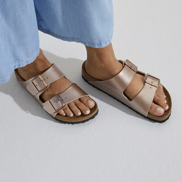 Birkenstock Arizona Birkoflor copper ženski natikač regular 1023942