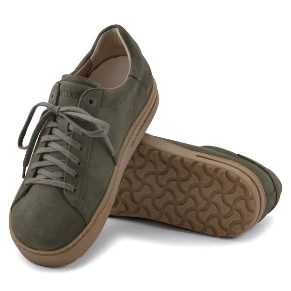 Birkenstock čevlji Bend Low semiš usnje Thyme 1024533