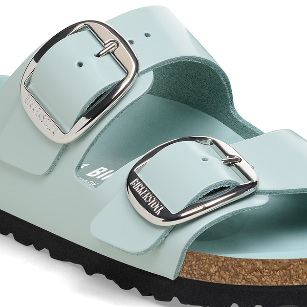 Birkenstock Arizona Big Buckle high shine surf green regular 1026489