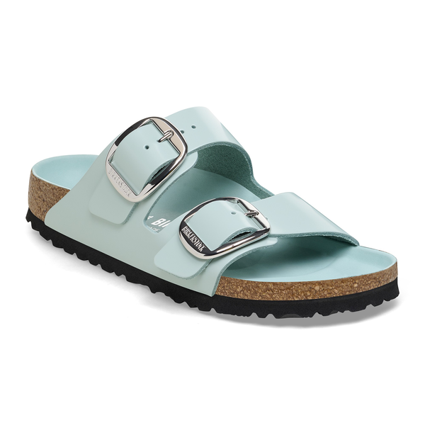 Birkenstock Arizona Big Buckle high shine surf green regular 1026489