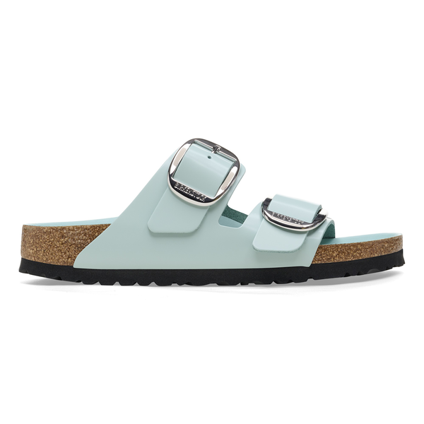 Birkenstock Arizona Big Buckle high shine surf green regular 1026489