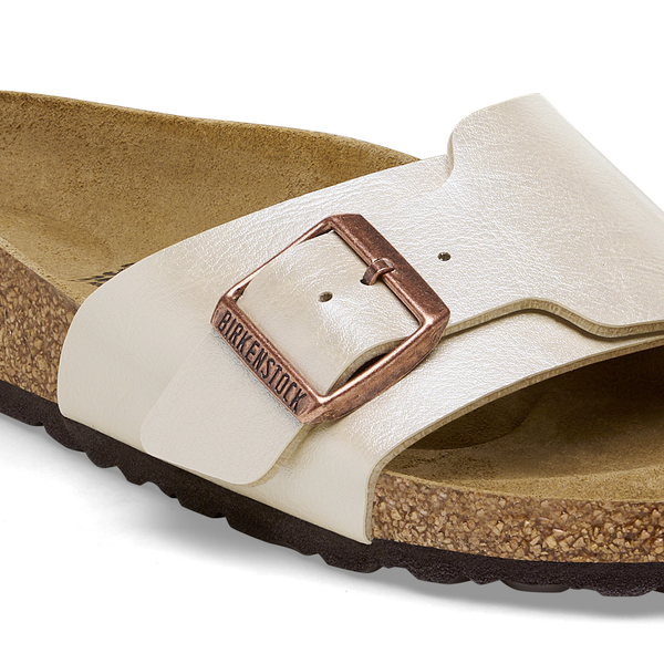 BirkenstockCatalina ženski natikač Pearl White ozko kopito 1026631