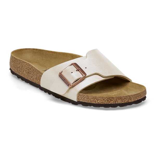 BirkenstockCatalina ženski natikač Pearl White ozko kopito 1026631