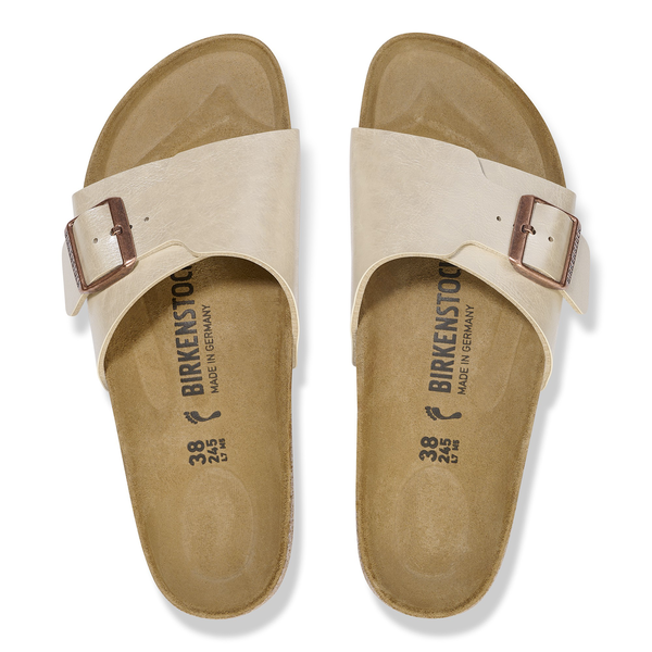 BirkenstockCatalina ženski natikač Pearl White ozko kopito 1026631