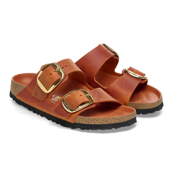 Birkenstock Arizona Big Buckle oljeno usnje burnt orange regular 1026609