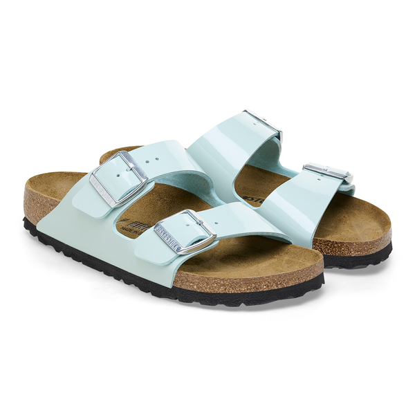 Birkenstock Arizona Birkoflor patent surf green regular 1026934