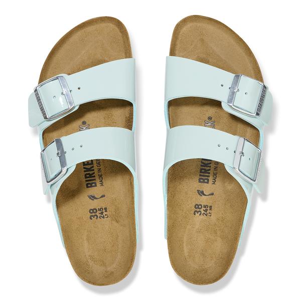 Birkenstock Arizona Birkoflor patent surf green regular 1026934