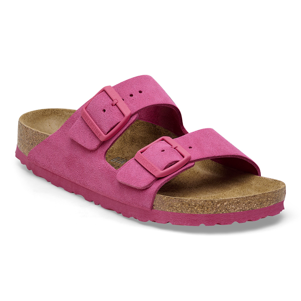 Birkenstock Arizona natikač semiš usnje fuksija tulip regular 1027124