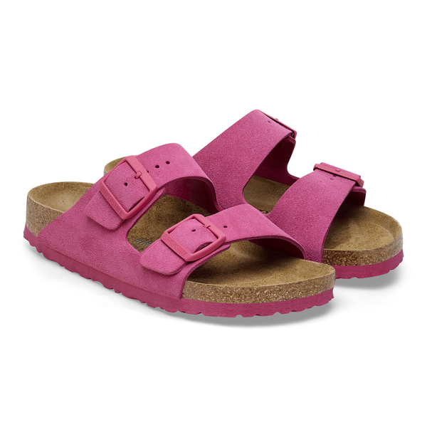 Birkenstock Arizona natikač semiš usnje fuksija tulip regular 1027124