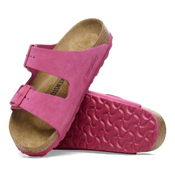 Birkenstock Arizona natikač semiš usnje fuksija tulip regular 1027124