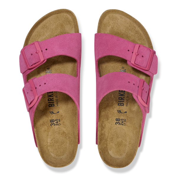 Birkenstock Arizona natikač semiš usnje fuksija tulip regular 1027124