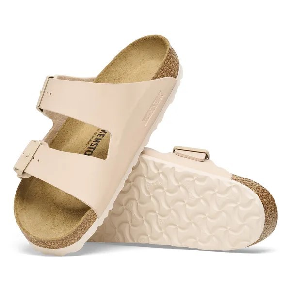 Birkenstock Arizona ženski natikač Birkoflor filc v novi bež barvi regular 1027721