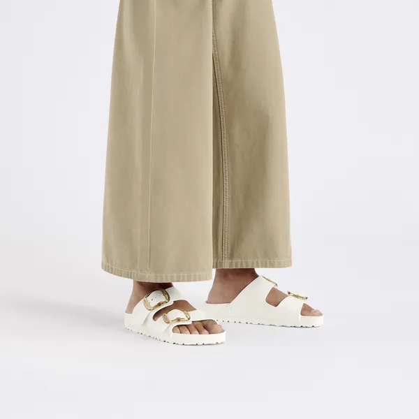 Birkenstock Arizona EVA big buckle ženski natikači Eggshell ozko kopito 1029651